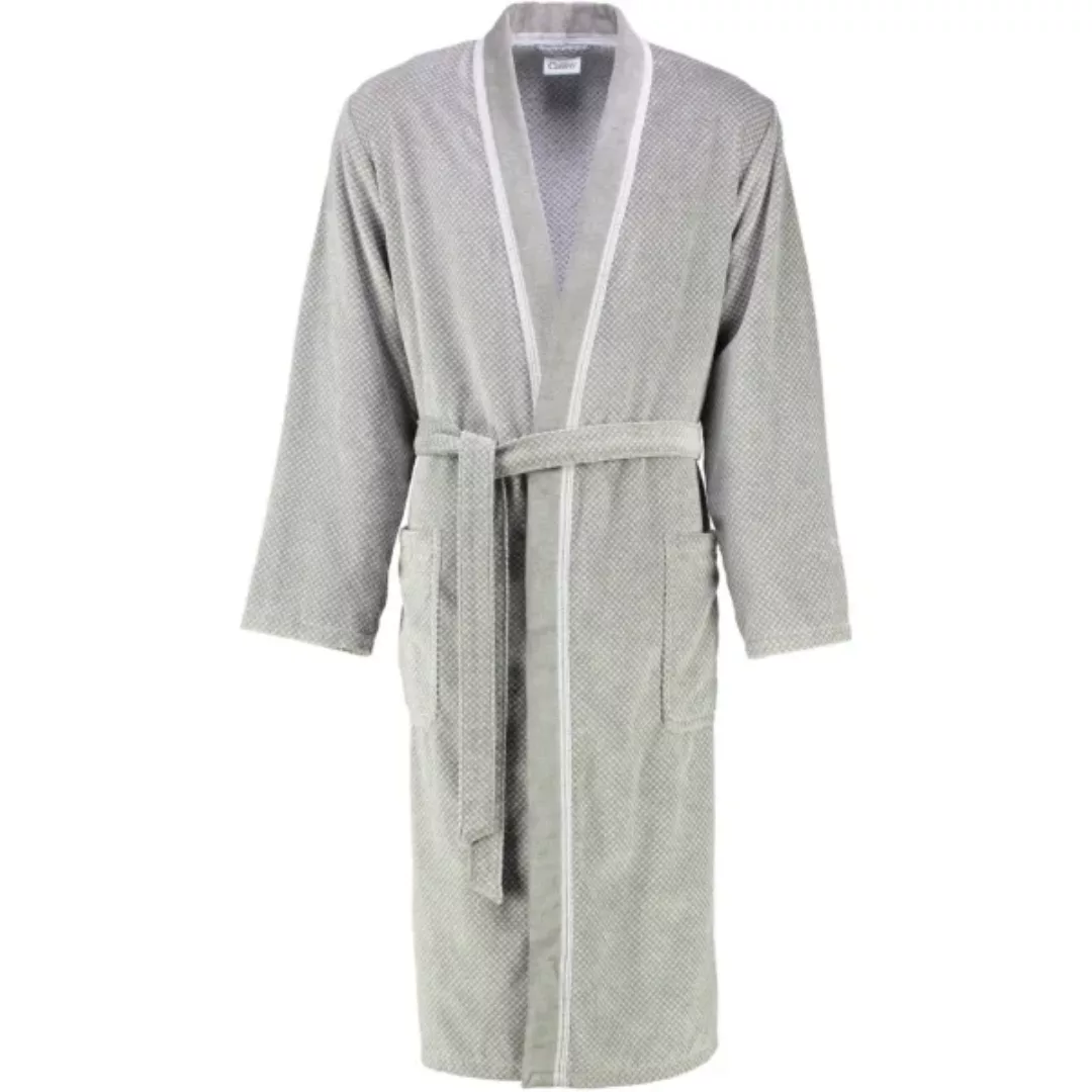 Cawö Herren Bademantel Kimono 1832- Farbe: stein - 37 - S günstig online kaufen
