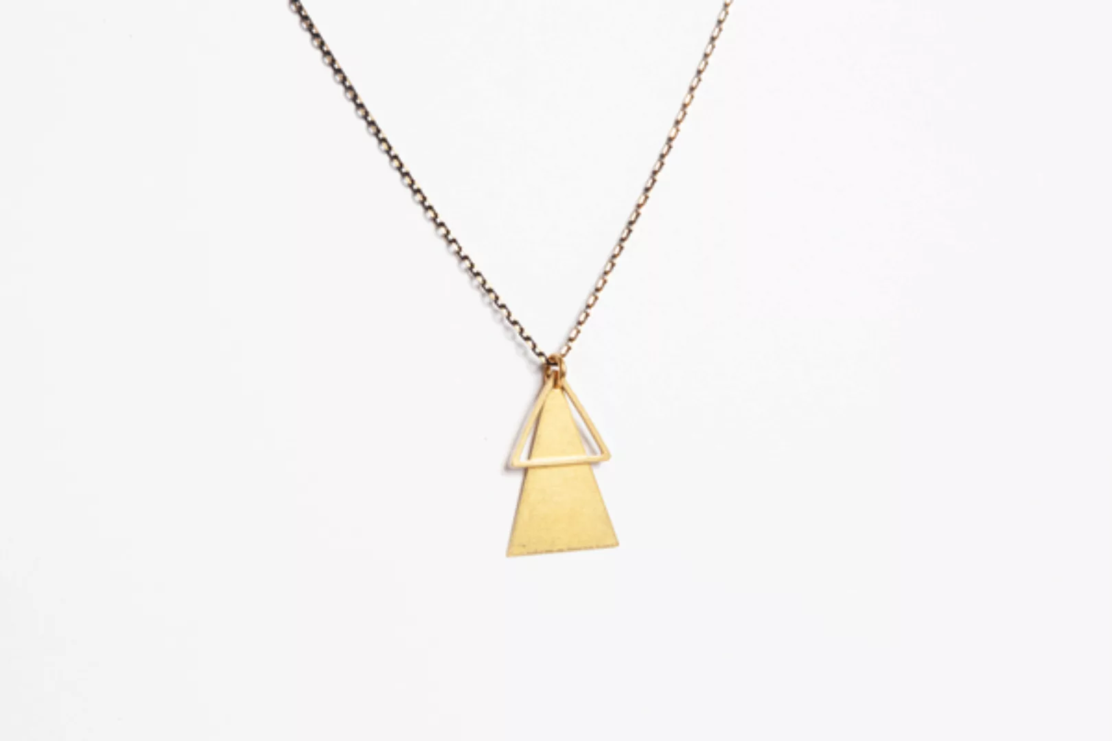 Halskette "Lu" Aus Messing In Gold günstig online kaufen