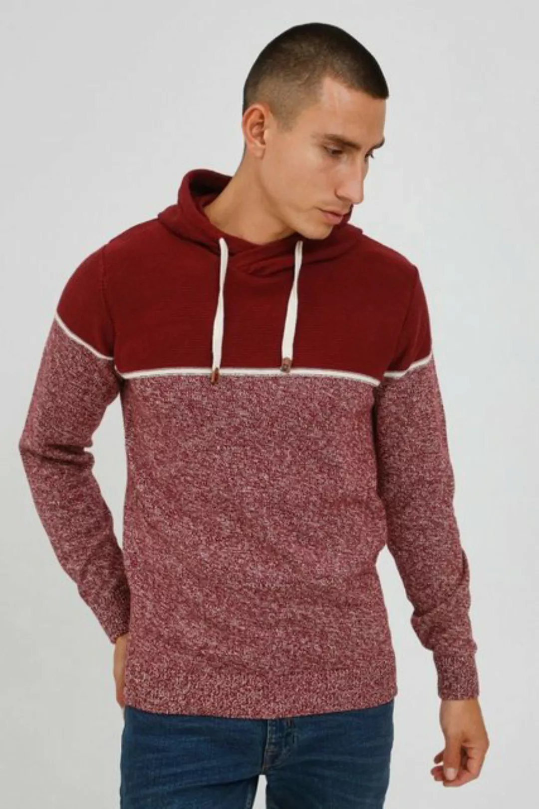 Indicode Kapuzenpullover IDLynde Strickpulli aus Feinstrick günstig online kaufen