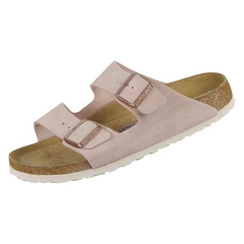 Birkenstock – Arizona – Wildledersandalen in hellem Rosé-Rosa günstig online kaufen