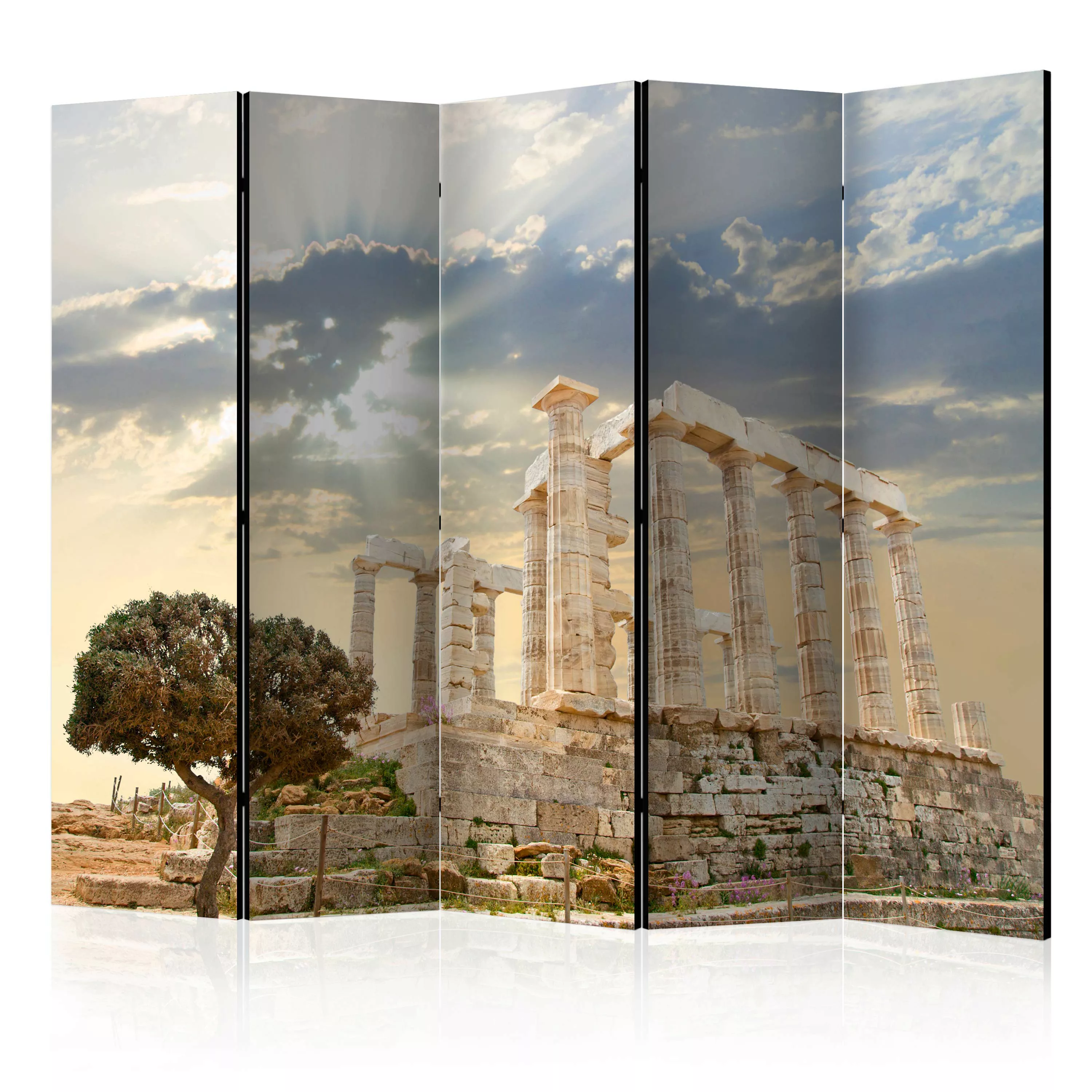 5-teiliges Paravent - The Acropolis, Greece Ii [room Dividers] günstig online kaufen