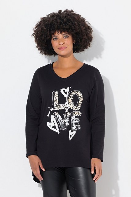 Angel of Style Longshirt T-Shirt A-Linie LOVE Motiv Langarm günstig online kaufen