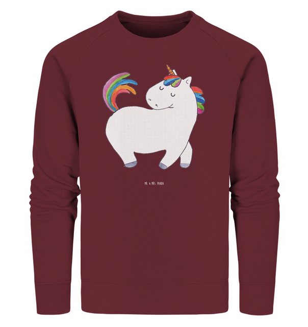 Mr. & Mrs. Panda Longpullover Größe L Einhorn Stolzieren - Burgundy - Gesch günstig online kaufen