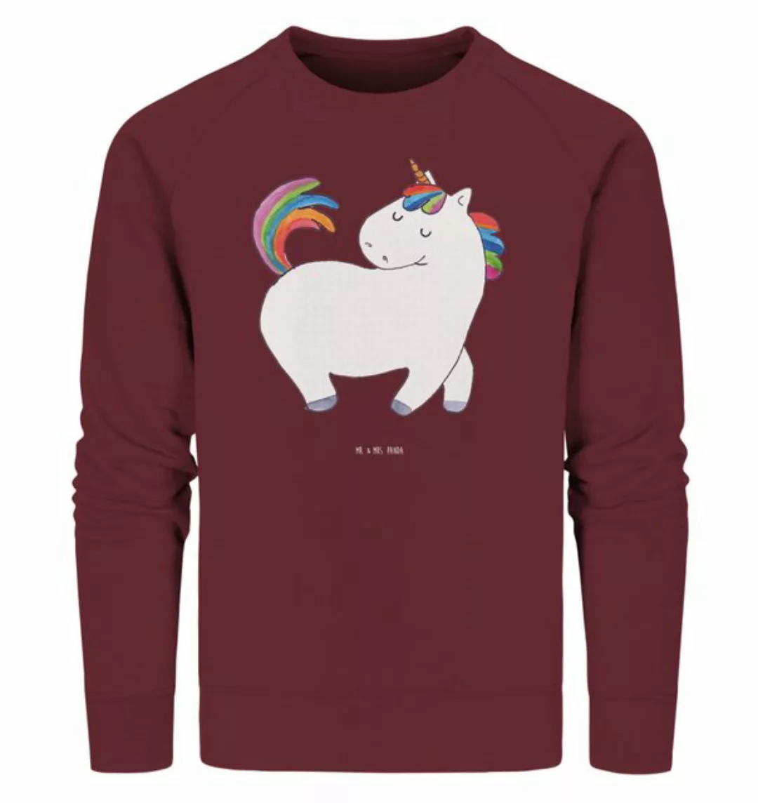 Mr. & Mrs. Panda Longpullover Größe M Einhorn Stolzieren - Burgundy - Gesch günstig online kaufen