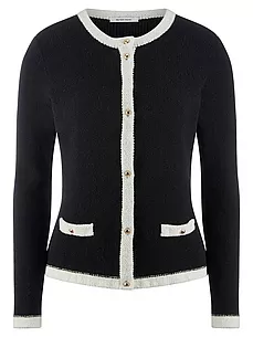 Strickjacke Peter Hahn schwarz günstig online kaufen