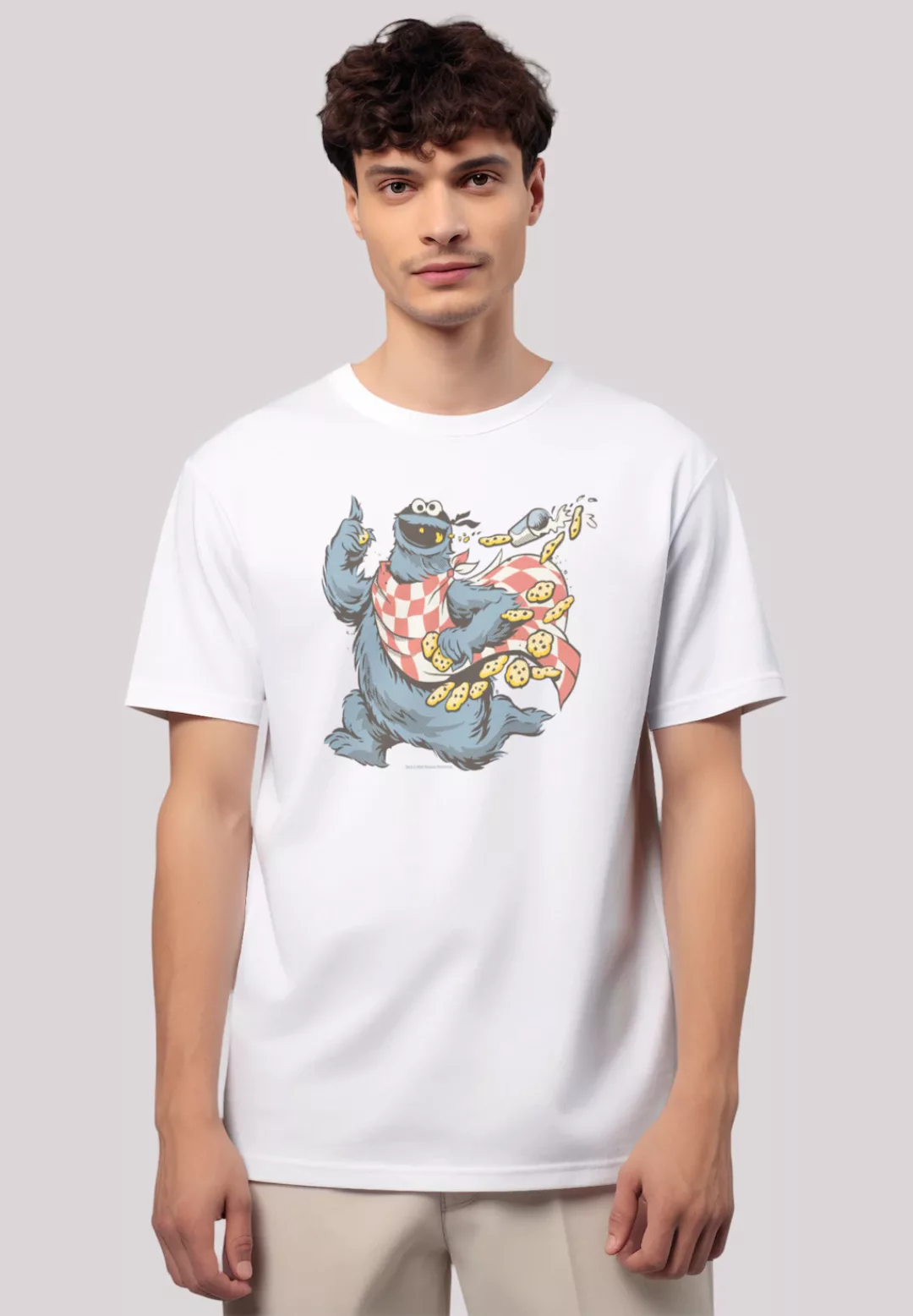 F4NT4STIC T-Shirt "Sesamstraße Cookie Monster Thief", Premium Qualität günstig online kaufen