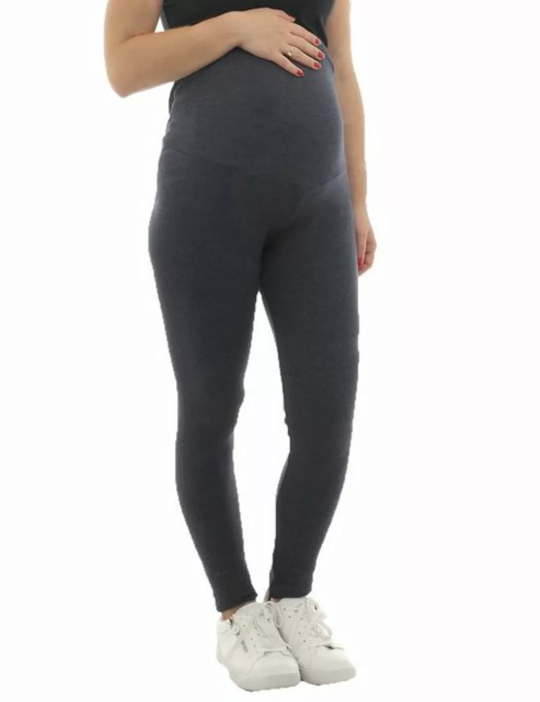 F&K-Mode Umstandsleggings Umstand Hose Leggings lang Baumwolle günstig online kaufen