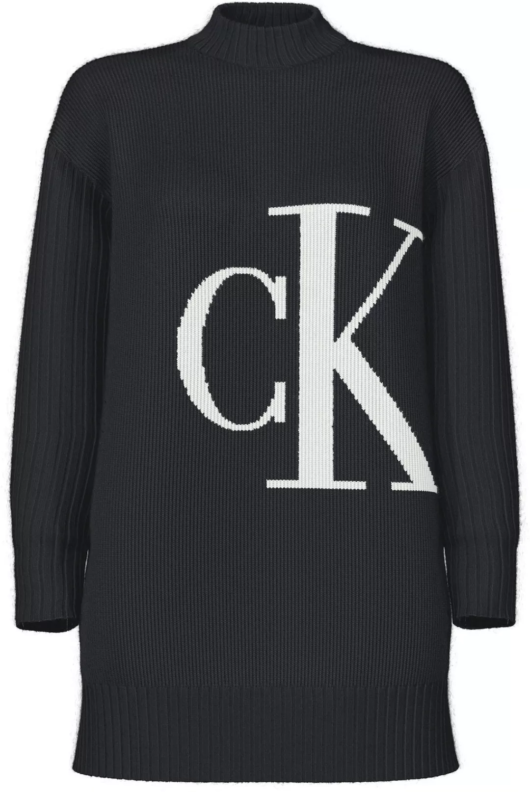 Calvin Klein Jeans Strickpullover "BLOWN UP OFF PLACED CK SWEATER" günstig online kaufen