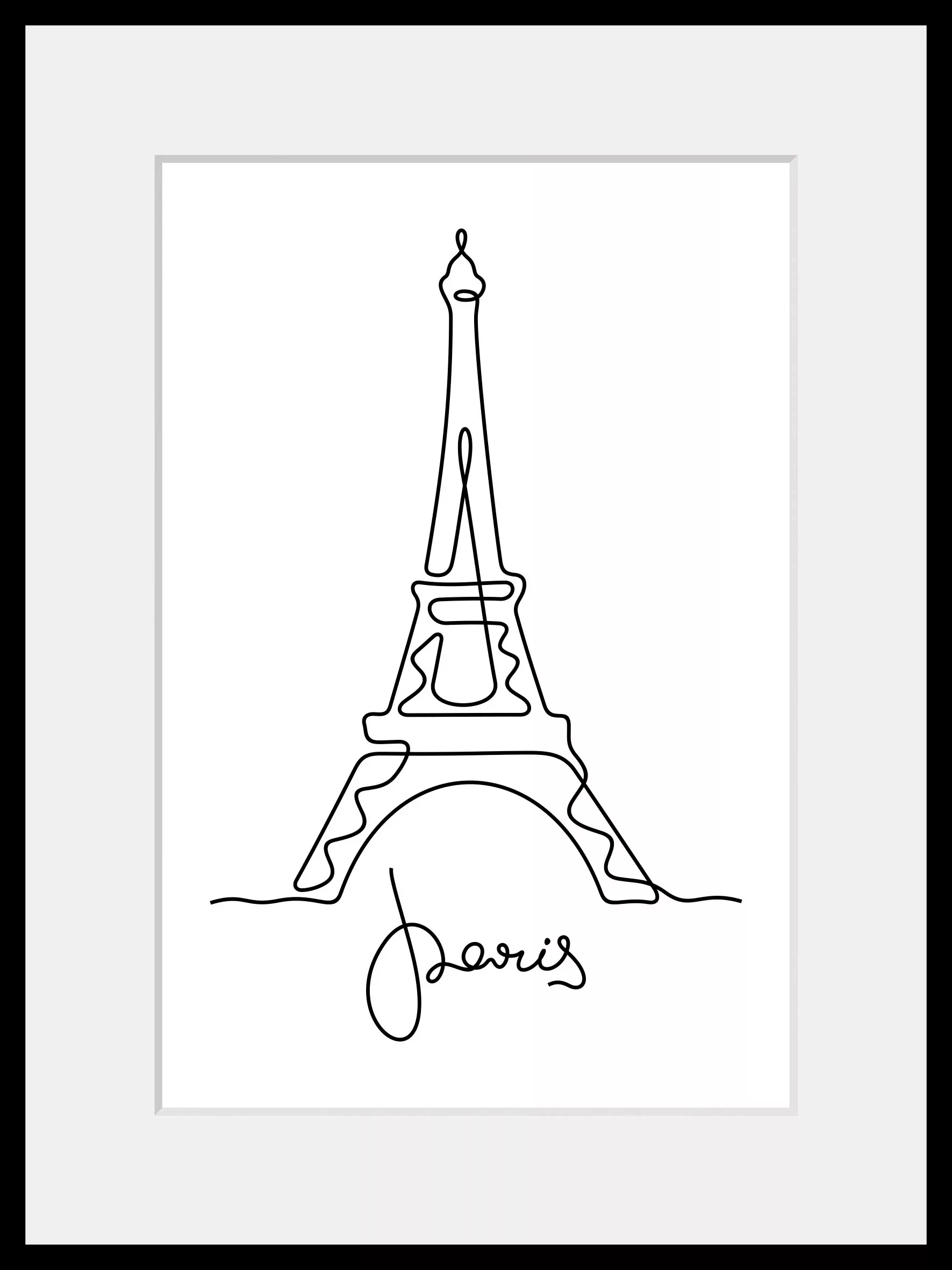 queence Bild "Stadt der Liebe", Paris-Frankreich-Gebäude-Kunst-Schriftzug-S günstig online kaufen