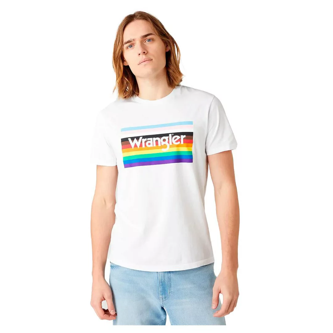 Wrangler Pride Hosenträger T-shirt 2XL White günstig online kaufen