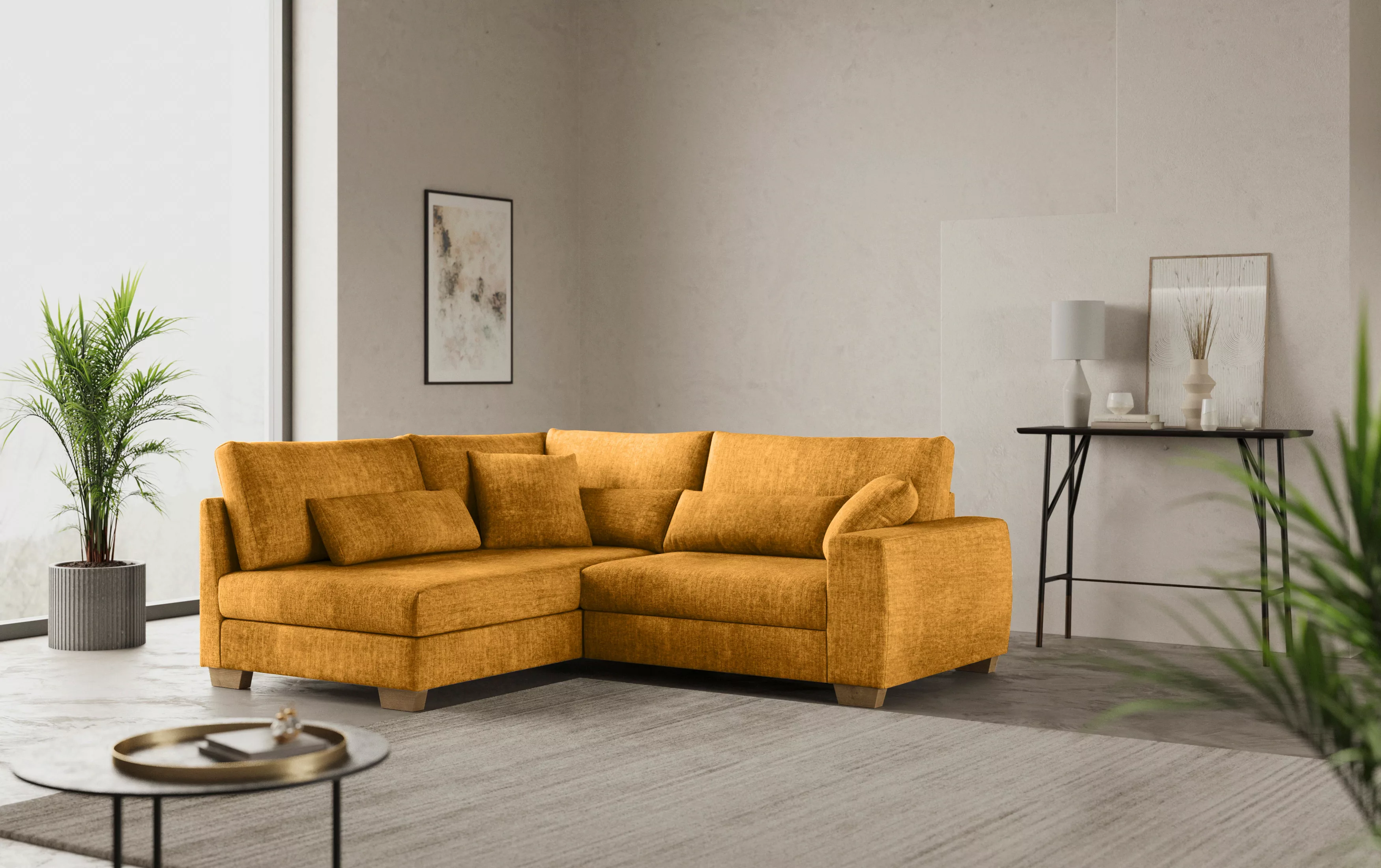 Home affaire Ecksofa "Helena II DuraSpring", mit Taschenfederkern, bis 140 günstig online kaufen