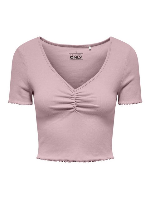 ONLY Kurzarmshirt ONLBETTY S/S V-NECK TOP CC JRS günstig online kaufen