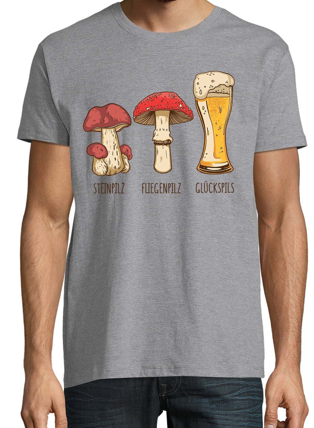 Youth Designz Print-Shirt Herren T-Shirt Glückspils günstig online kaufen