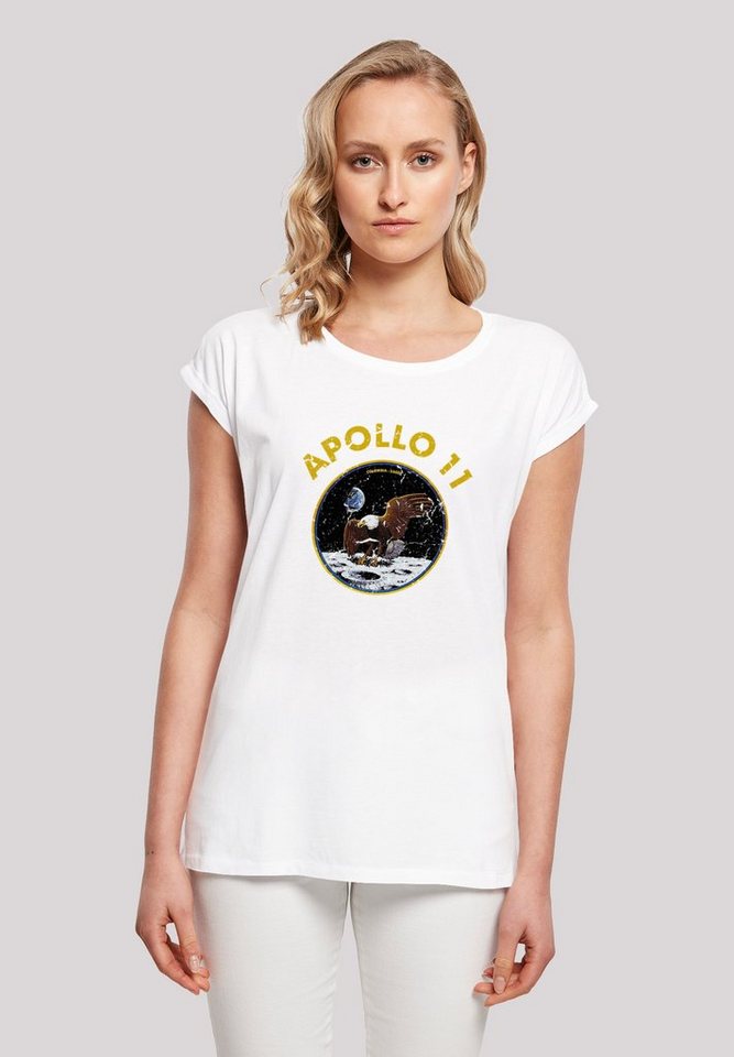 F4NT4STIC T-Shirt NASA Classic Mondlandung White Damen,Premium Merch,Regula günstig online kaufen