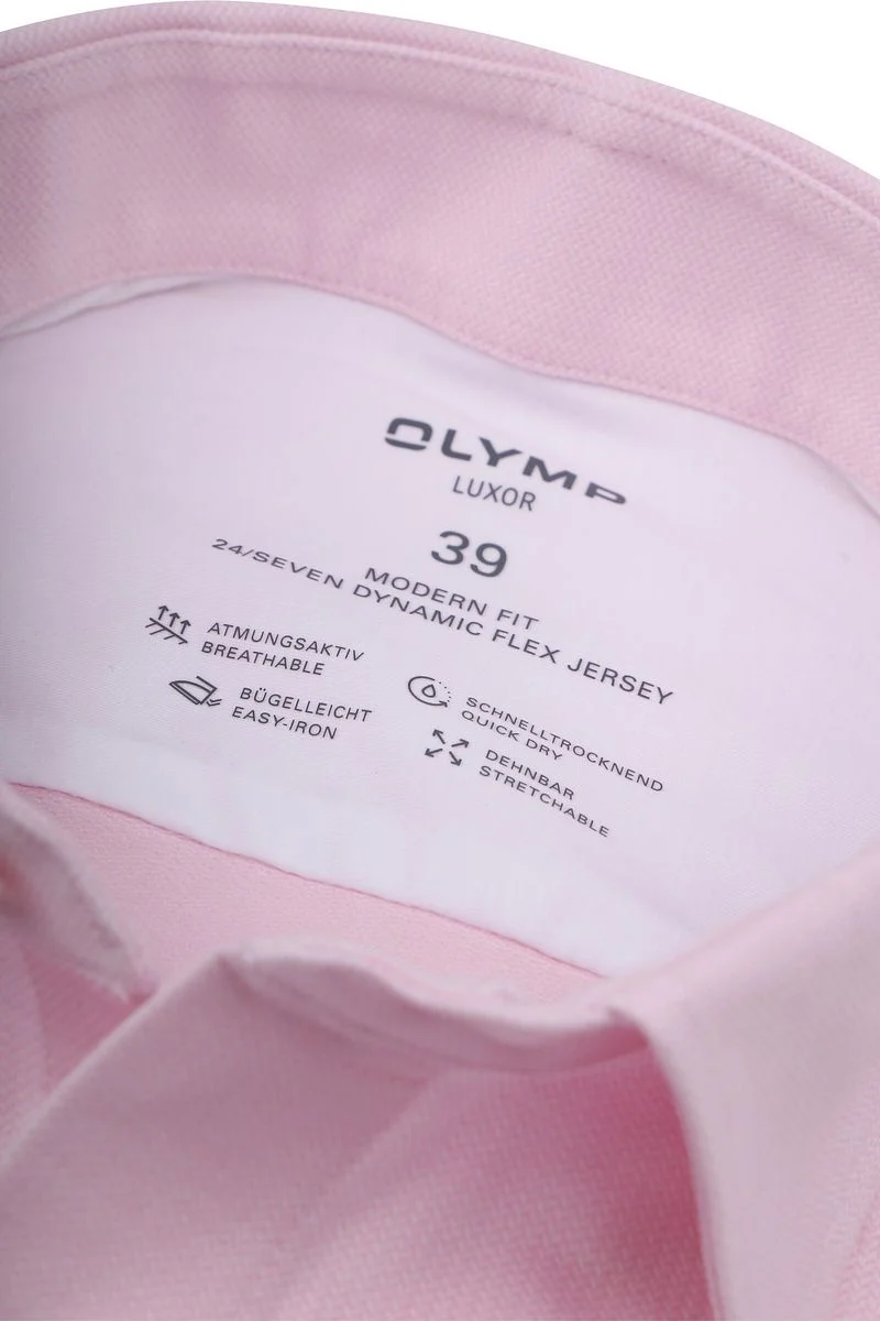 OLYMP Luxor Hemd 24/Seven Rosa - Größe 40 günstig online kaufen