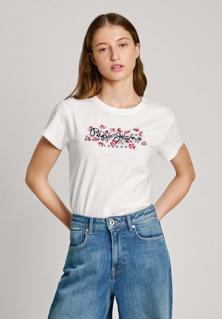 Pepe Jeans T-Shirt Ginny (1-tlg) Plain/ohne Details günstig online kaufen