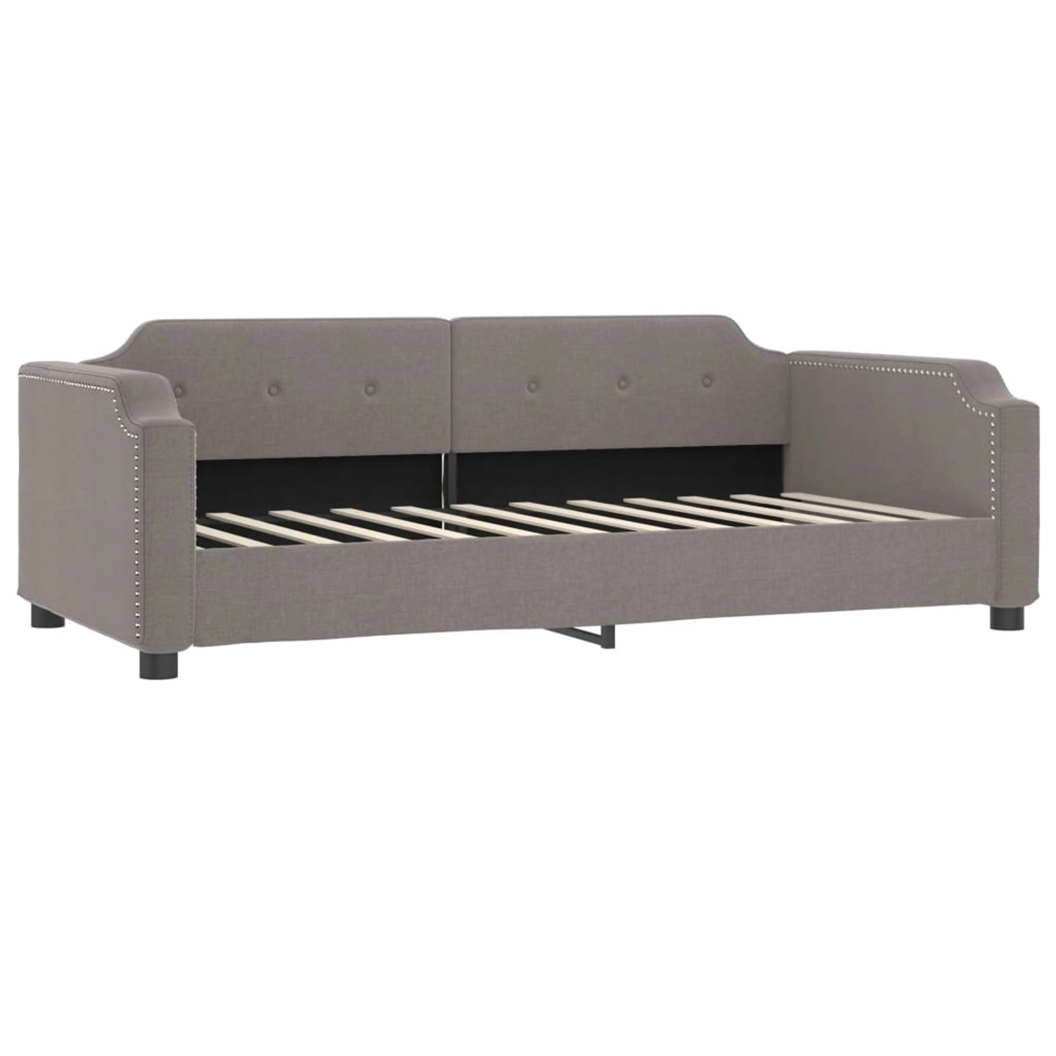 vidaXL Tagesbett Taupe 100x200 cm Stoff1851849 günstig online kaufen