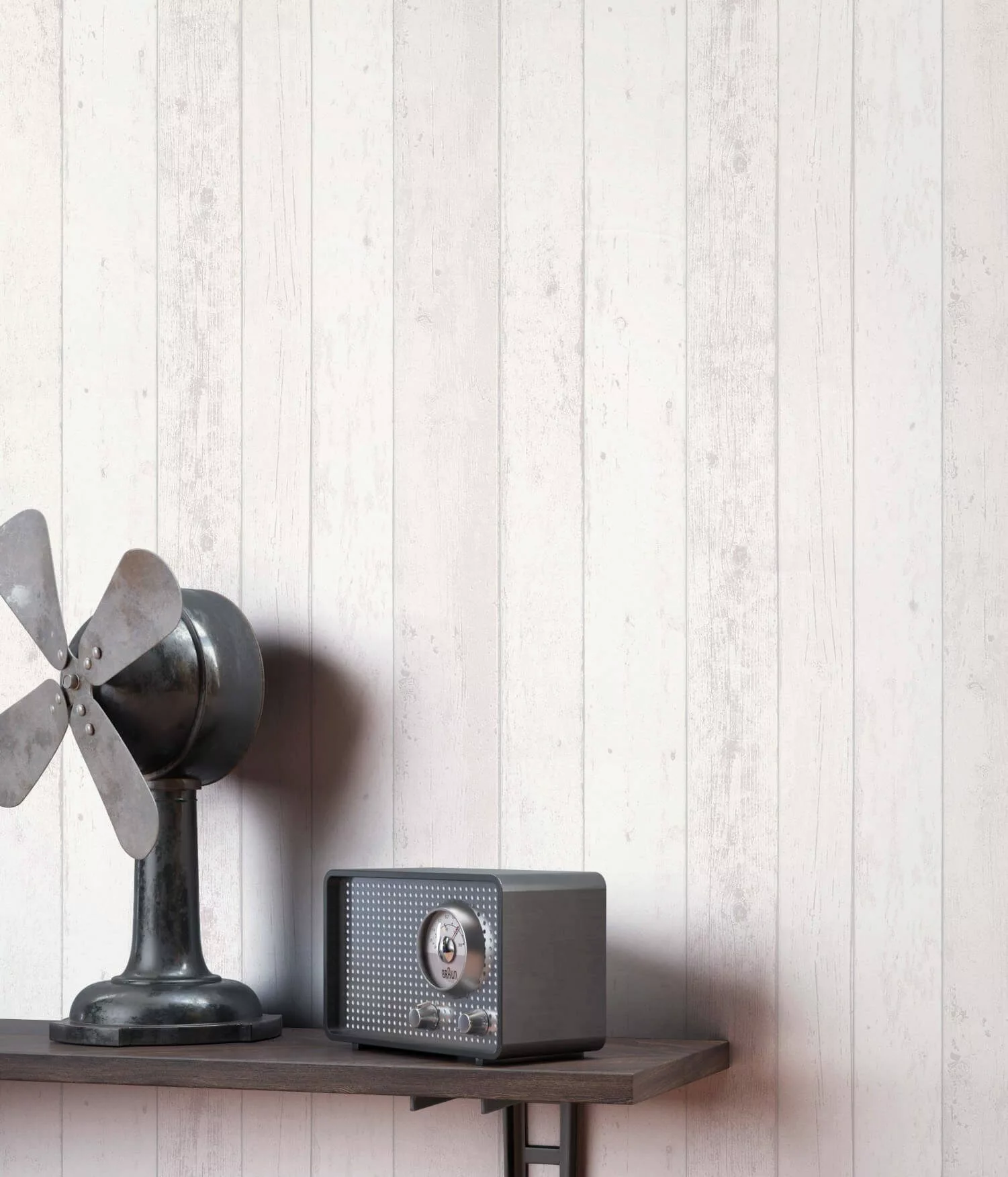 Newroom Vliestapete, Grau Tapete Landhaus Holz günstig online kaufen