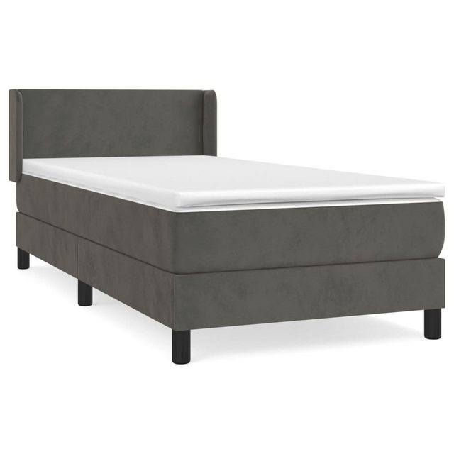 vidaXL Boxspringbett Bett Boxspringbett mit Matratze & Topper Samt verschie günstig online kaufen