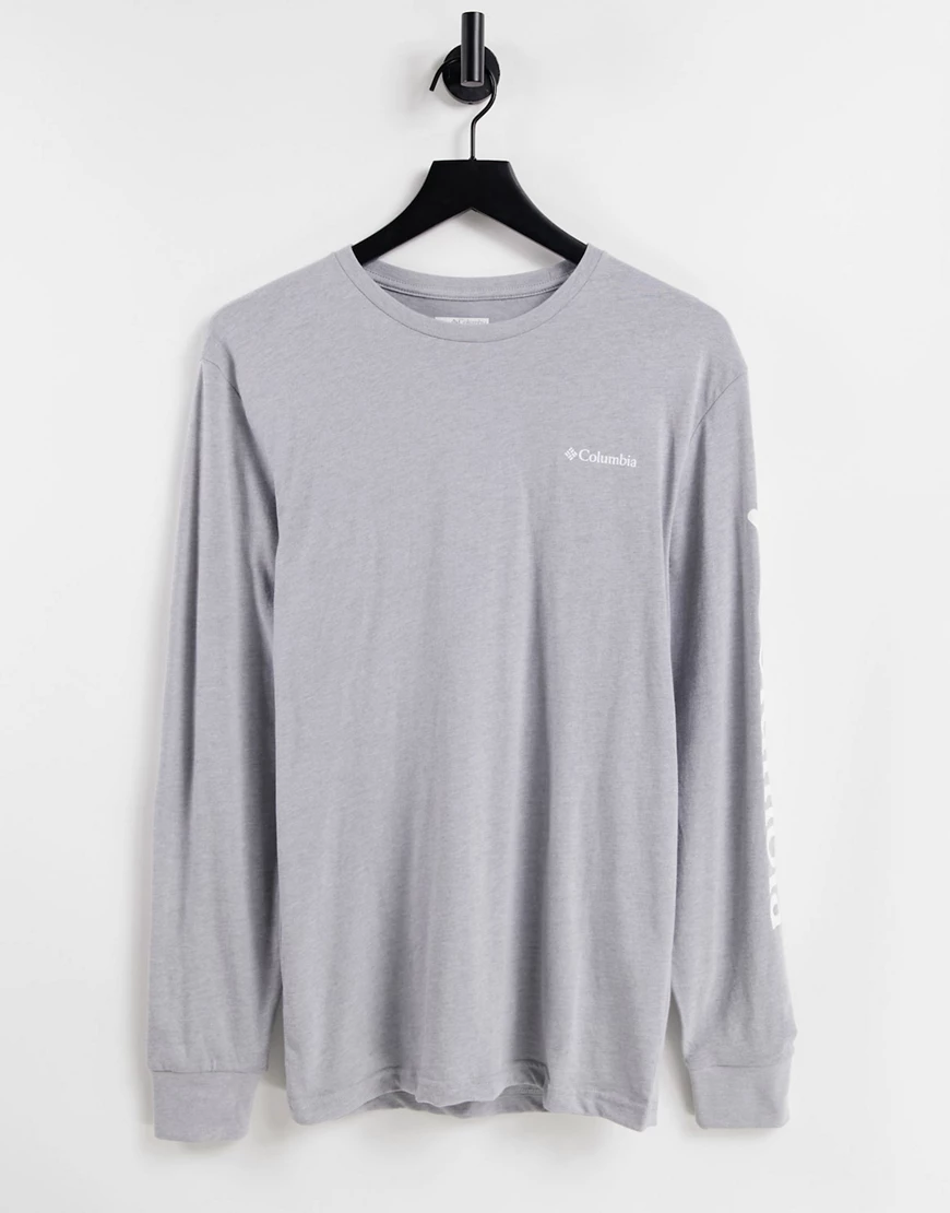 Columbia – North Cascades – Langärmliges Shirt in Grau günstig online kaufen