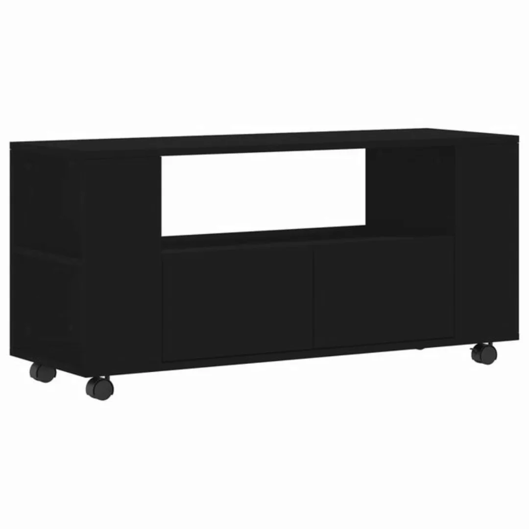 vidaXL TV-Schrank TV-Board Schwarz 102x34,5x43 cm Holzwerkstoff günstig online kaufen