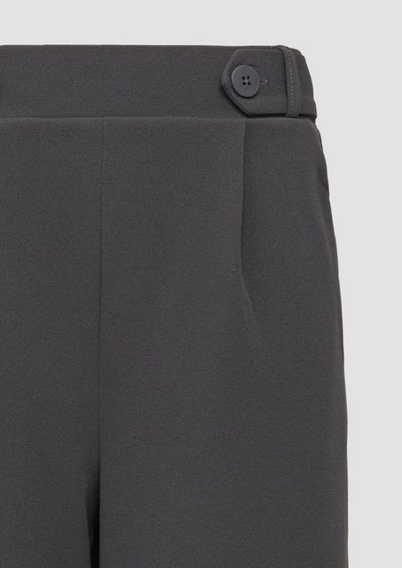 QS 7/8-Hose Culotte aus Interlockjersey Zierknopf günstig online kaufen