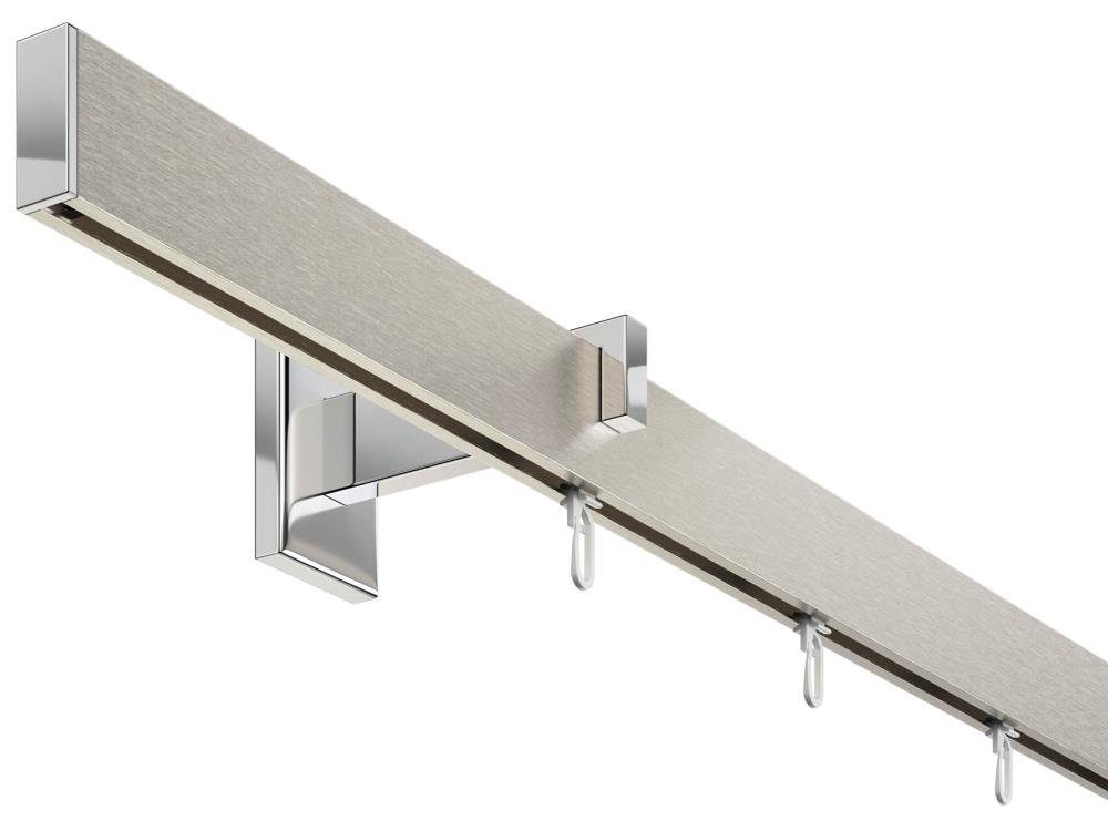 DécoProfi Schienensystem Gardinenstange eckig SHORT 1-läufig, günstig online kaufen