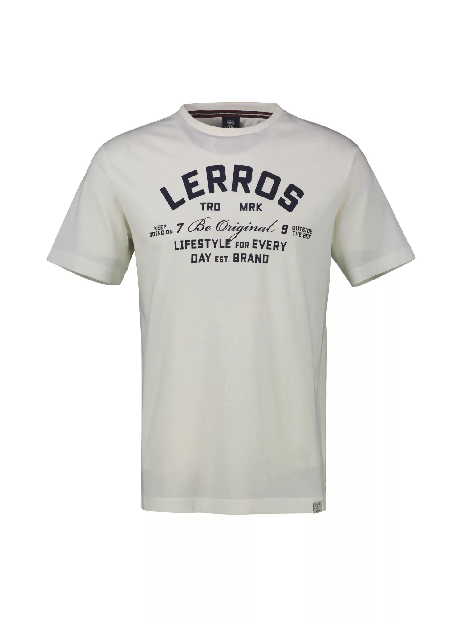 LERROS T-Shirt "LERROS T-Shirt mit Print in Übergrößen" günstig online kaufen