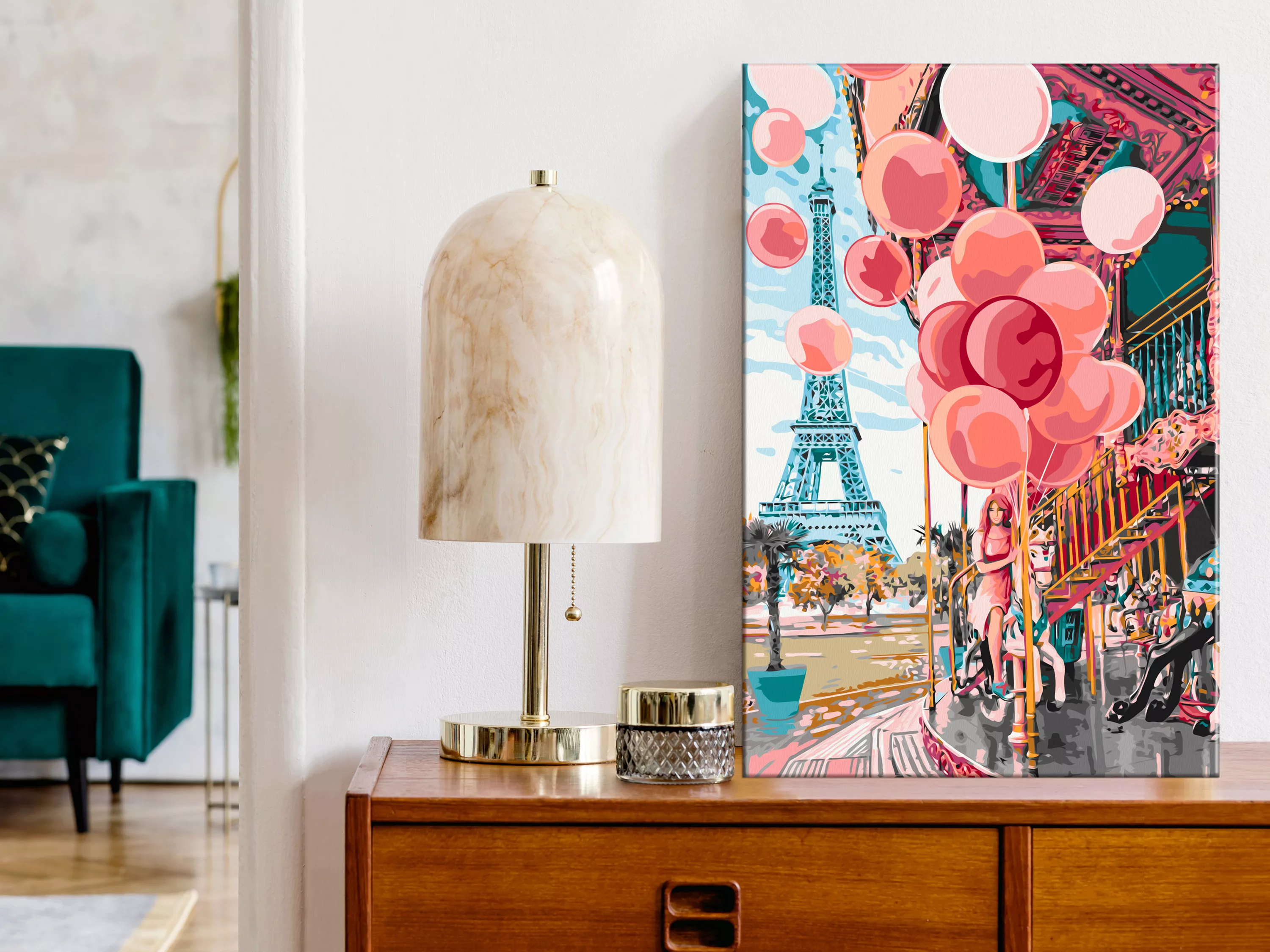 Malen Nach Zahlen - Paris Carousel günstig online kaufen