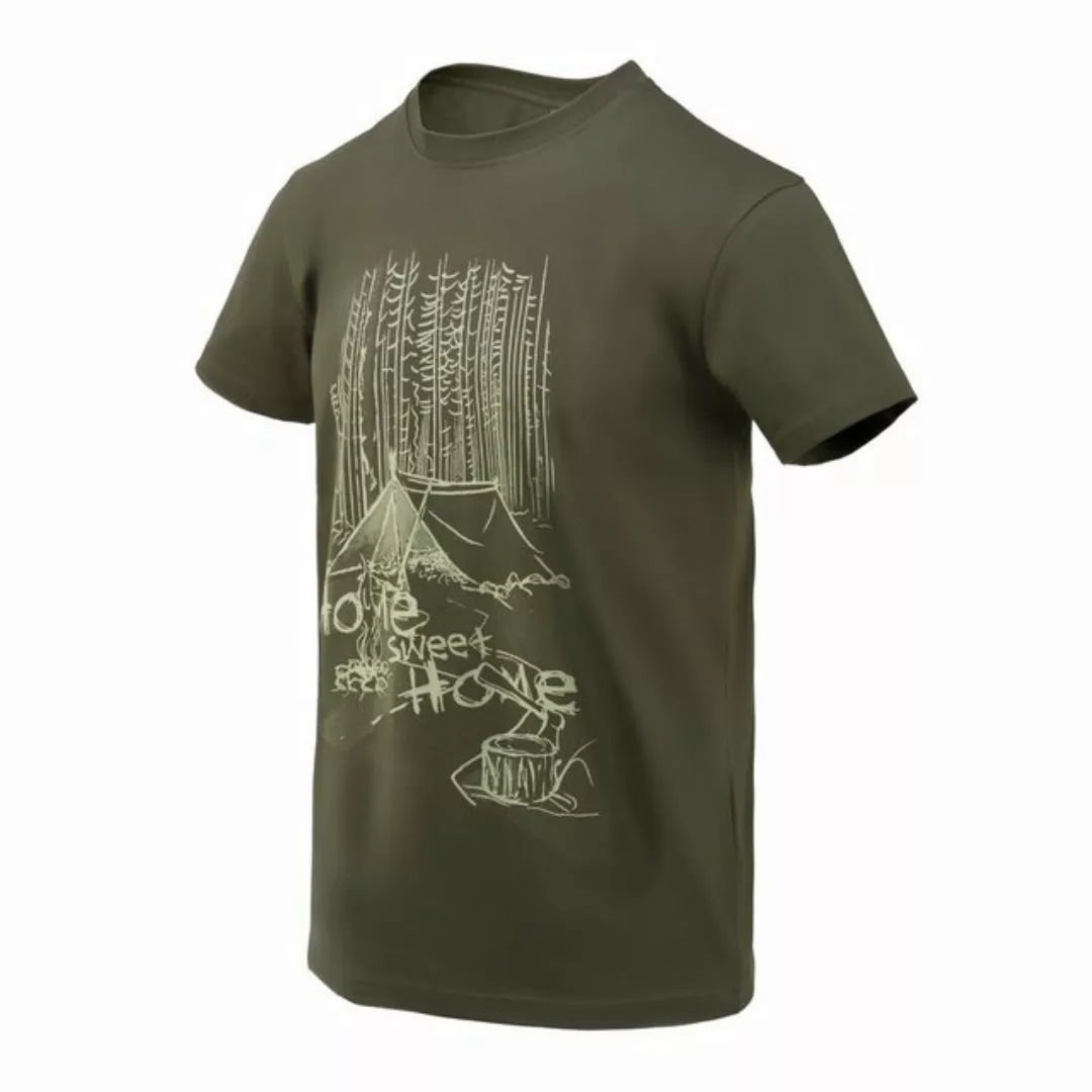 Helikon-Tex T-Shirt Helikon-Tex Baumwoll T-Shirt Home Sweet Home in Grün (1 günstig online kaufen