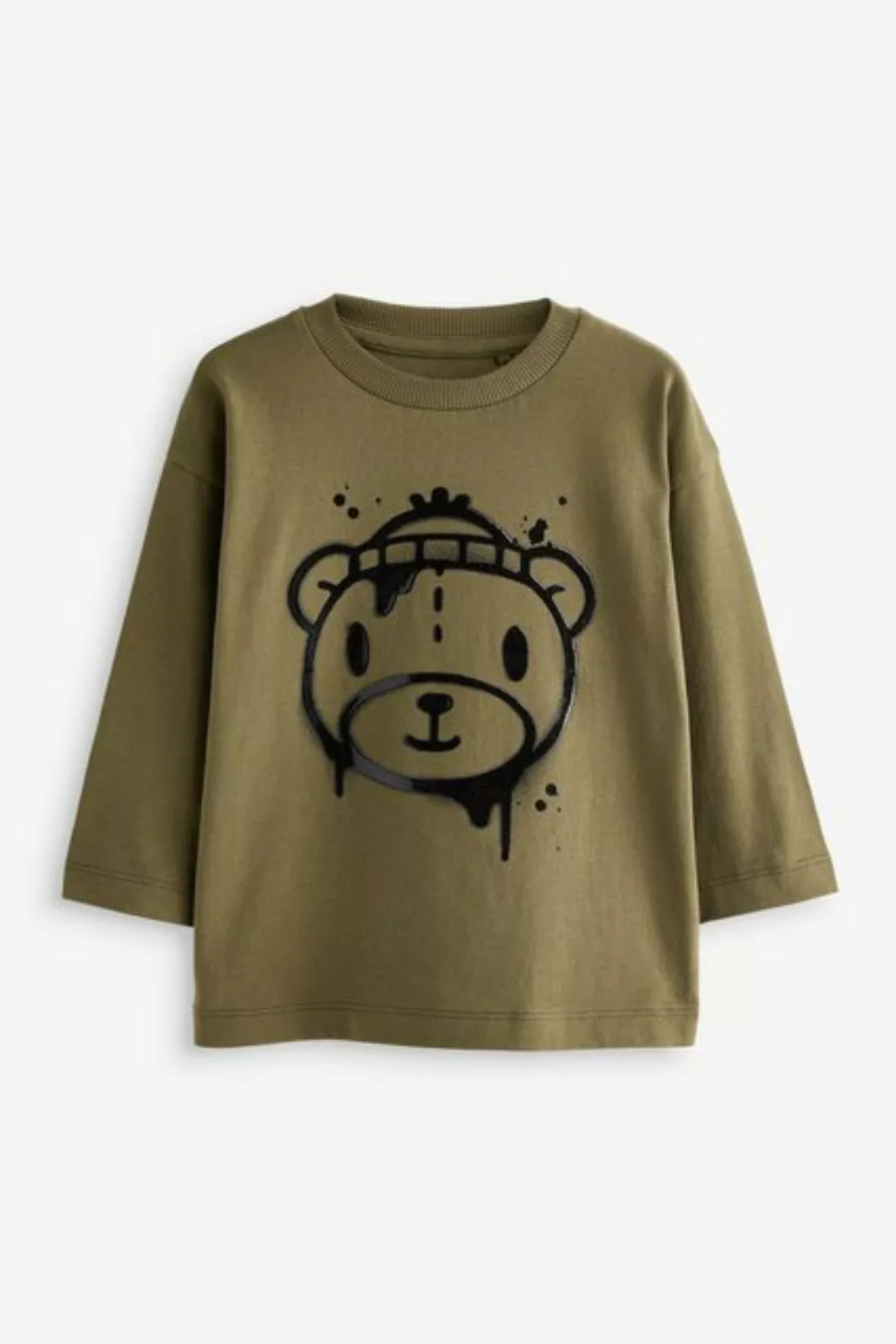 Next Langarmshirt Langärmeliges T-Shirt mit Motiv (1-tlg) günstig online kaufen