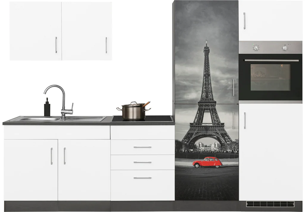 HELD MÖBEL Küchenzeile "Paris", ohne E-Geräte, Breite 280 cm günstig online kaufen