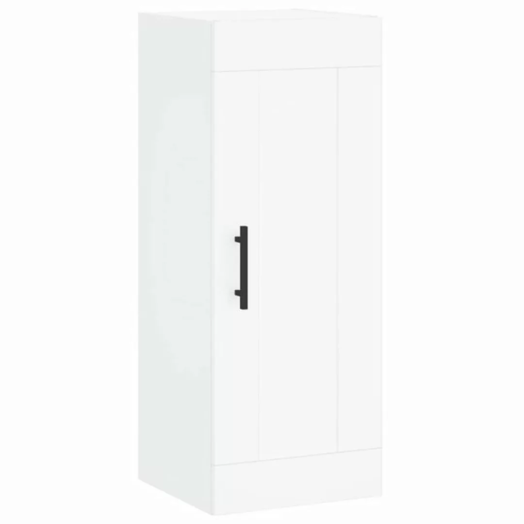 vidaXL Kleiderschrank Wandschrank Weiß 34,5x34x90 cm Holzwerkstoff günstig online kaufen