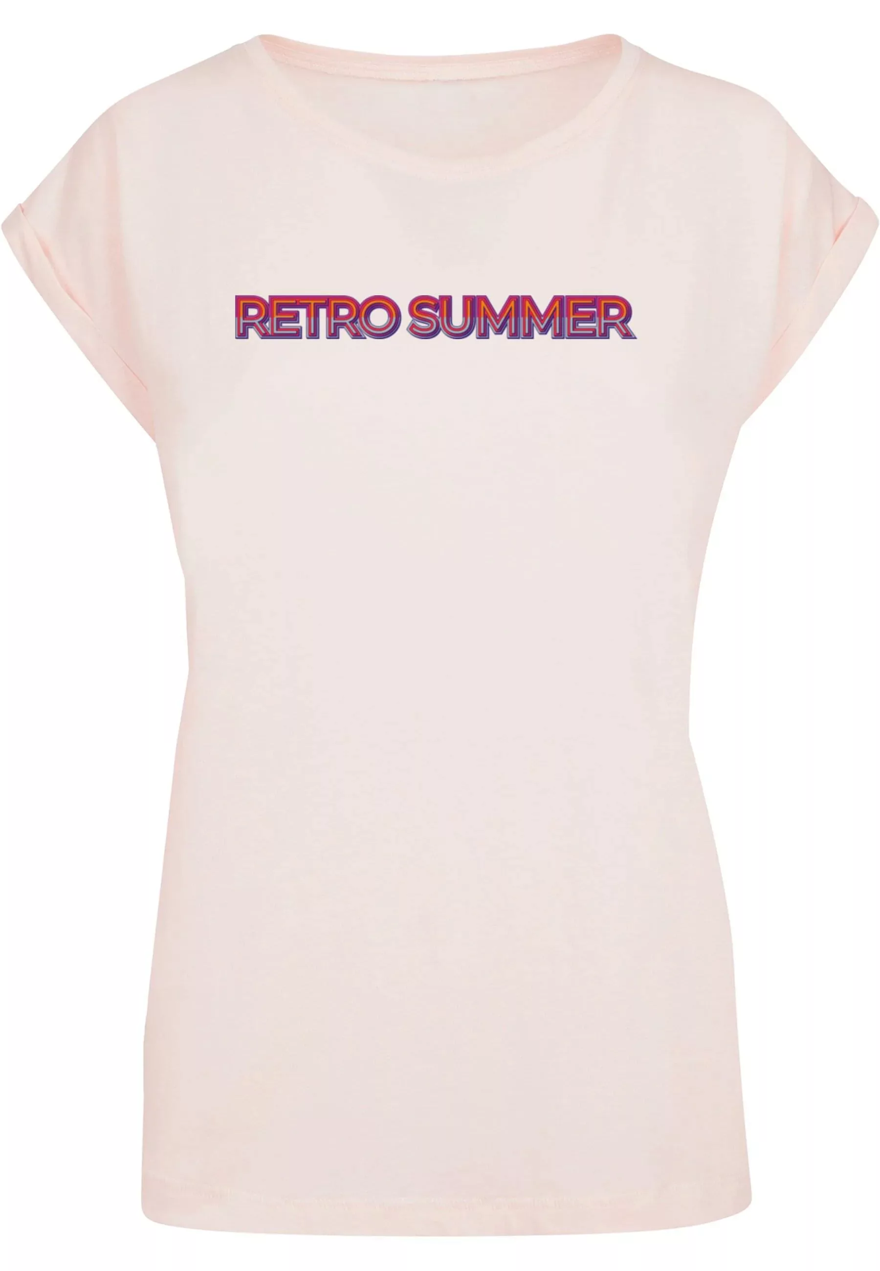 Merchcode T-Shirt "Merchcode Damen Ladies Summer - Retro T-Shirt" günstig online kaufen