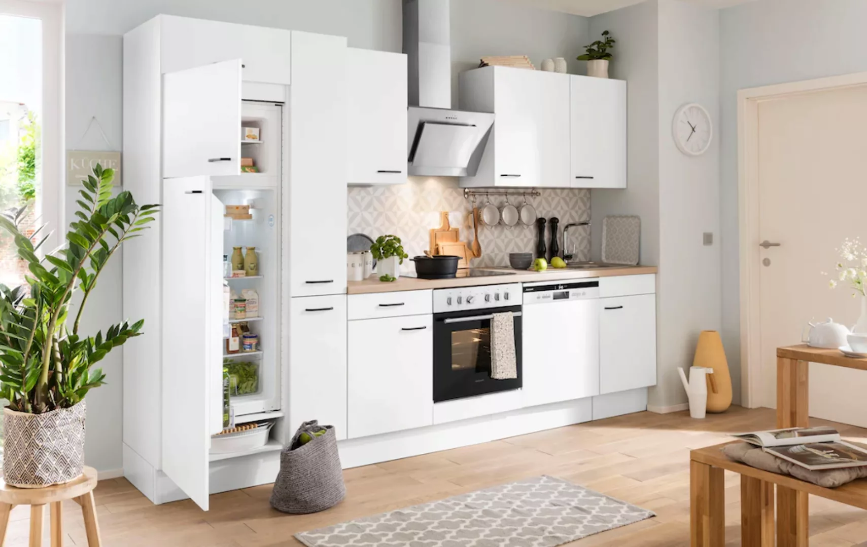 OPTIFIT Küchenzeile "Elga", Premium-Küche mit Soft-Close-Funktion, Vollausz günstig online kaufen