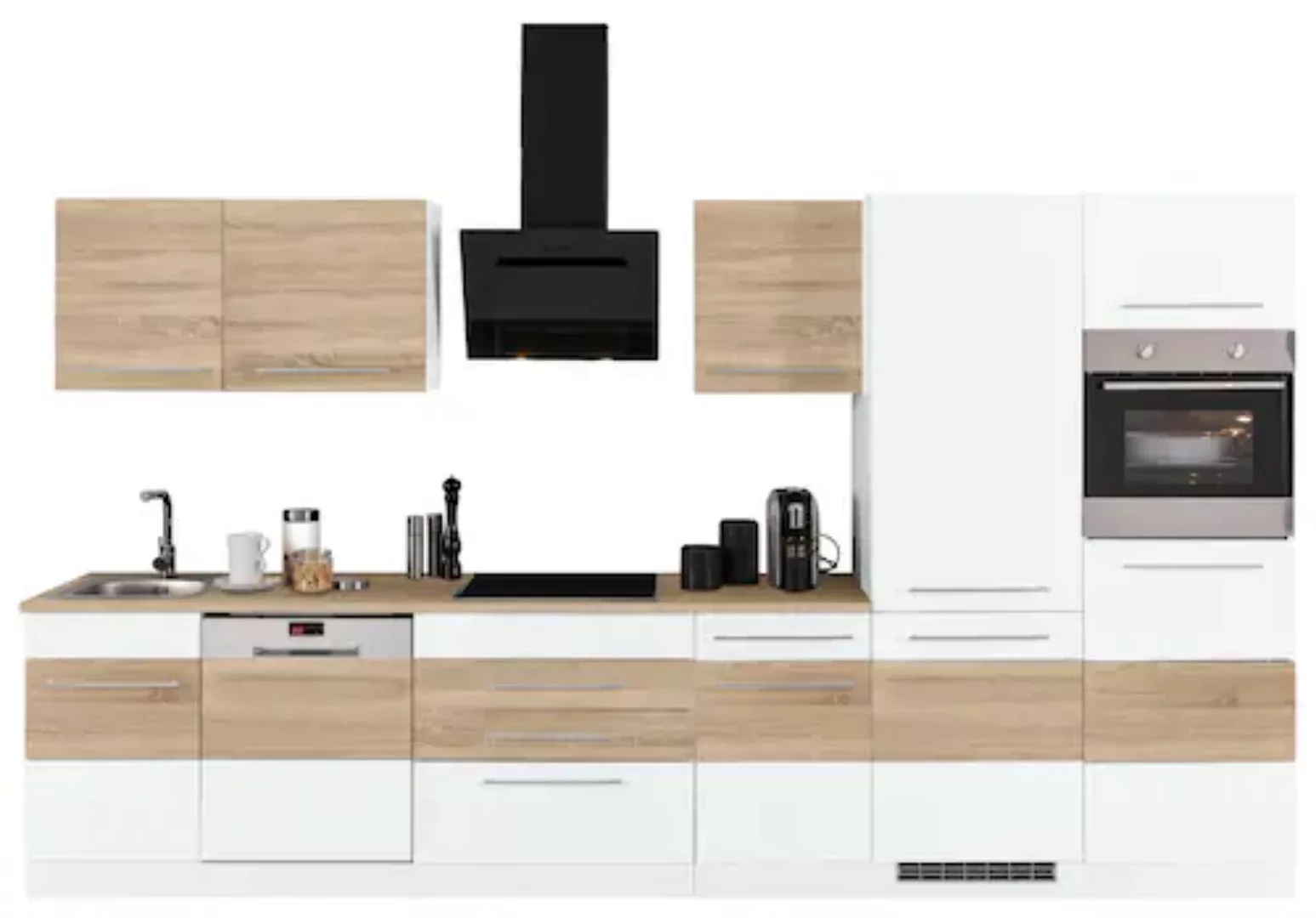 HELD MÖBEL Küchenzeile "Trient", mit E-Geräten, Breite 360 cm günstig online kaufen