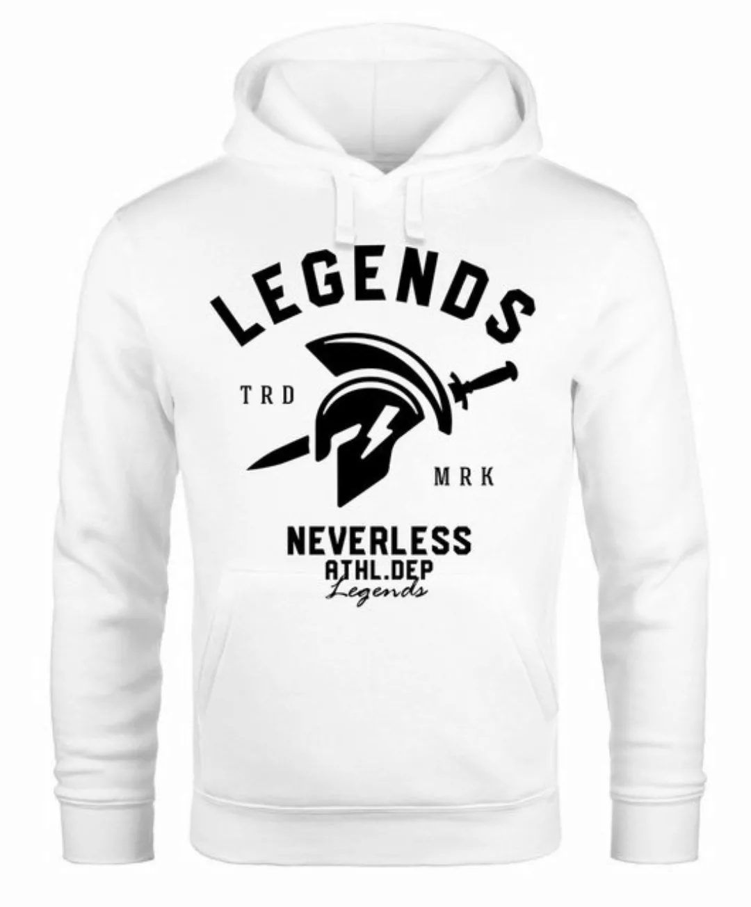 Neverless Hoodie Cooles Kapuzenpullover T-Shirt Legends Sparta Gladiator Gy günstig online kaufen