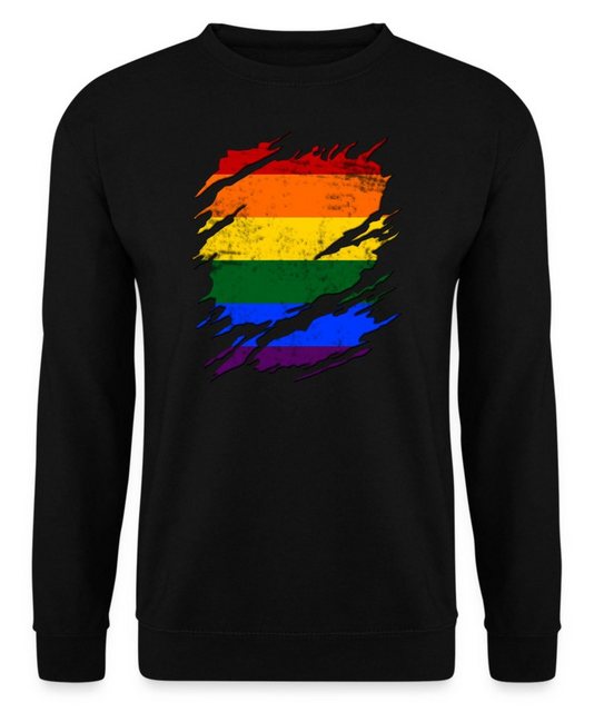Quattro Formatee Sweatshirt CSD - Stolz Regenbogen LGBT Gay Pride Unisex Pu günstig online kaufen