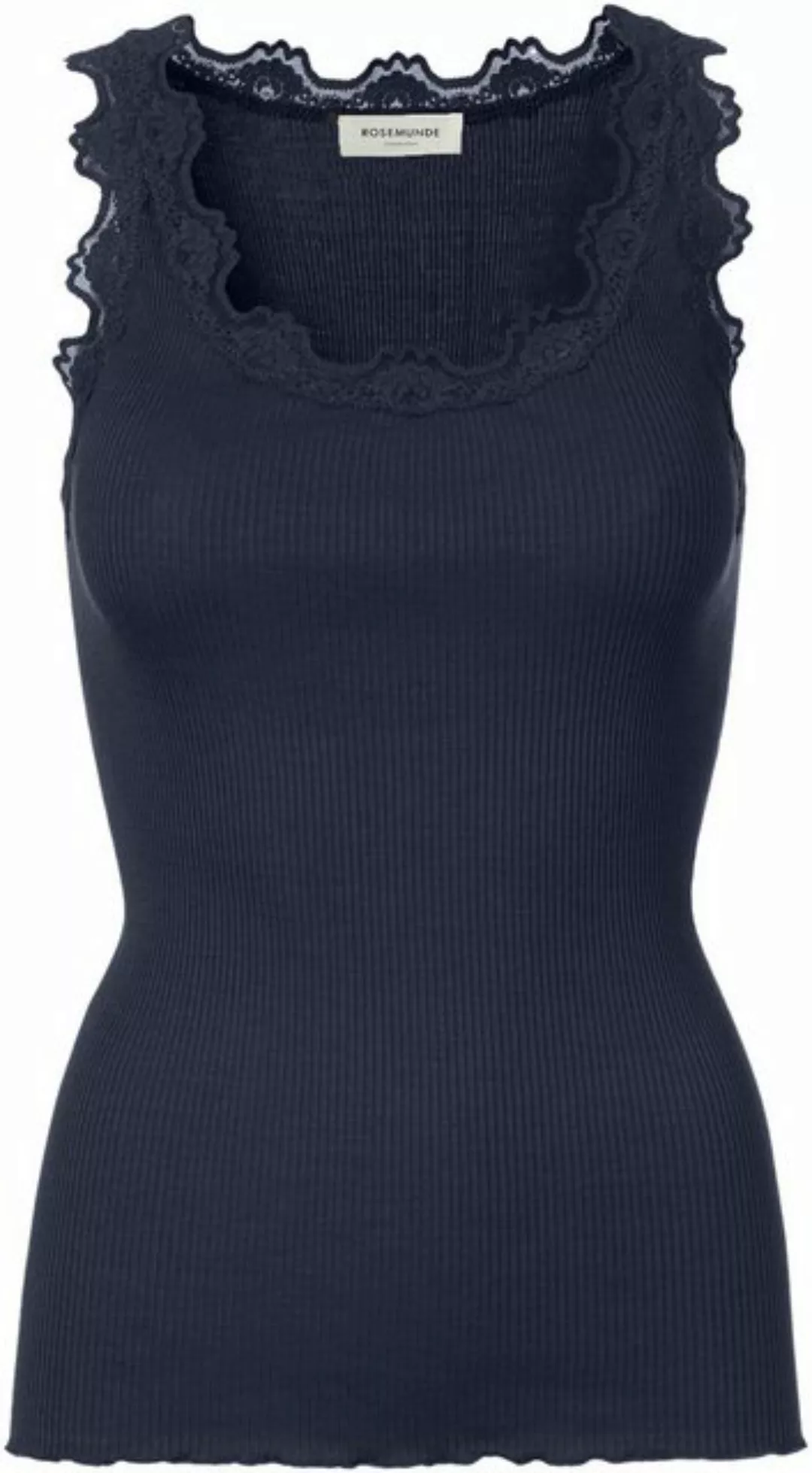 rosemunde Tanktop Babette Silk Top wunderschöner Vintage-Spitzenbesatz an A günstig online kaufen