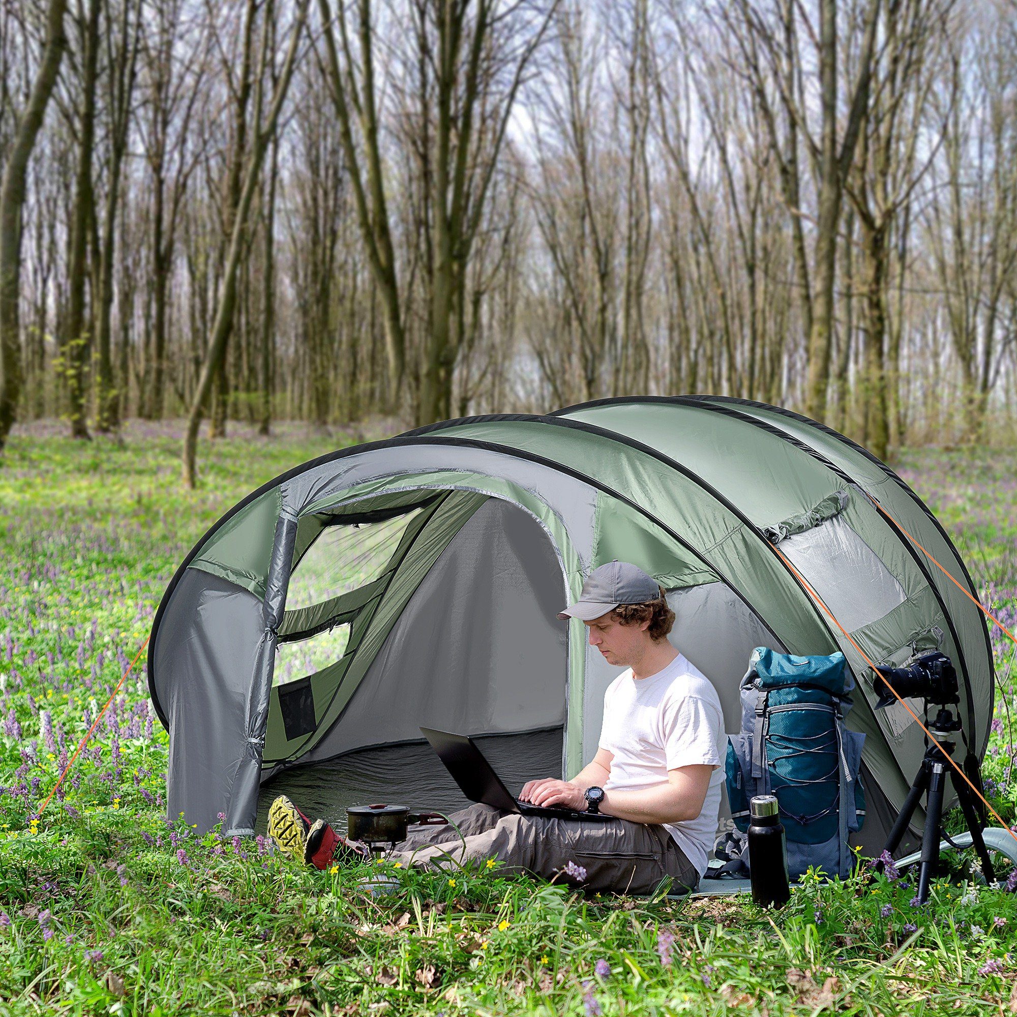 Outsunny Faltzelt Kuppelzelt günstig online kaufen