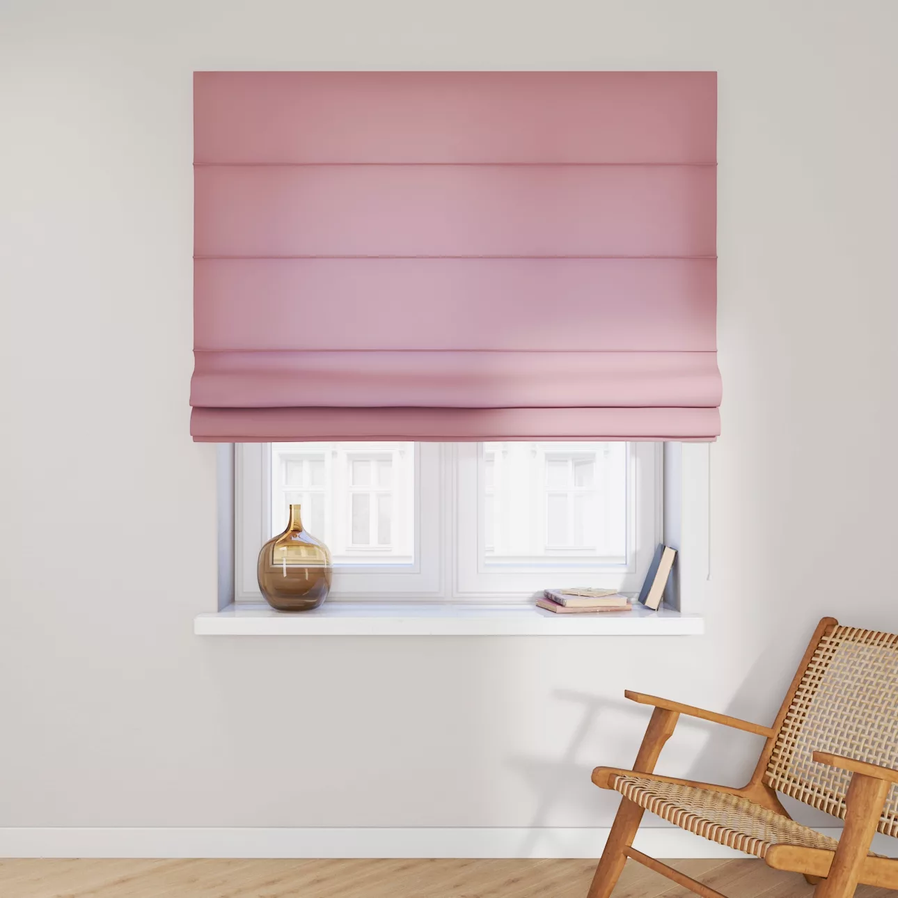 Dekoria Raffrollo Capri, rosa, 120 x 150 cm günstig online kaufen