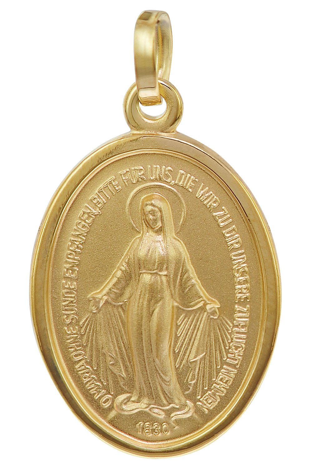 trendor Runder Anhänger Milagrosa Gold 750 günstig online kaufen