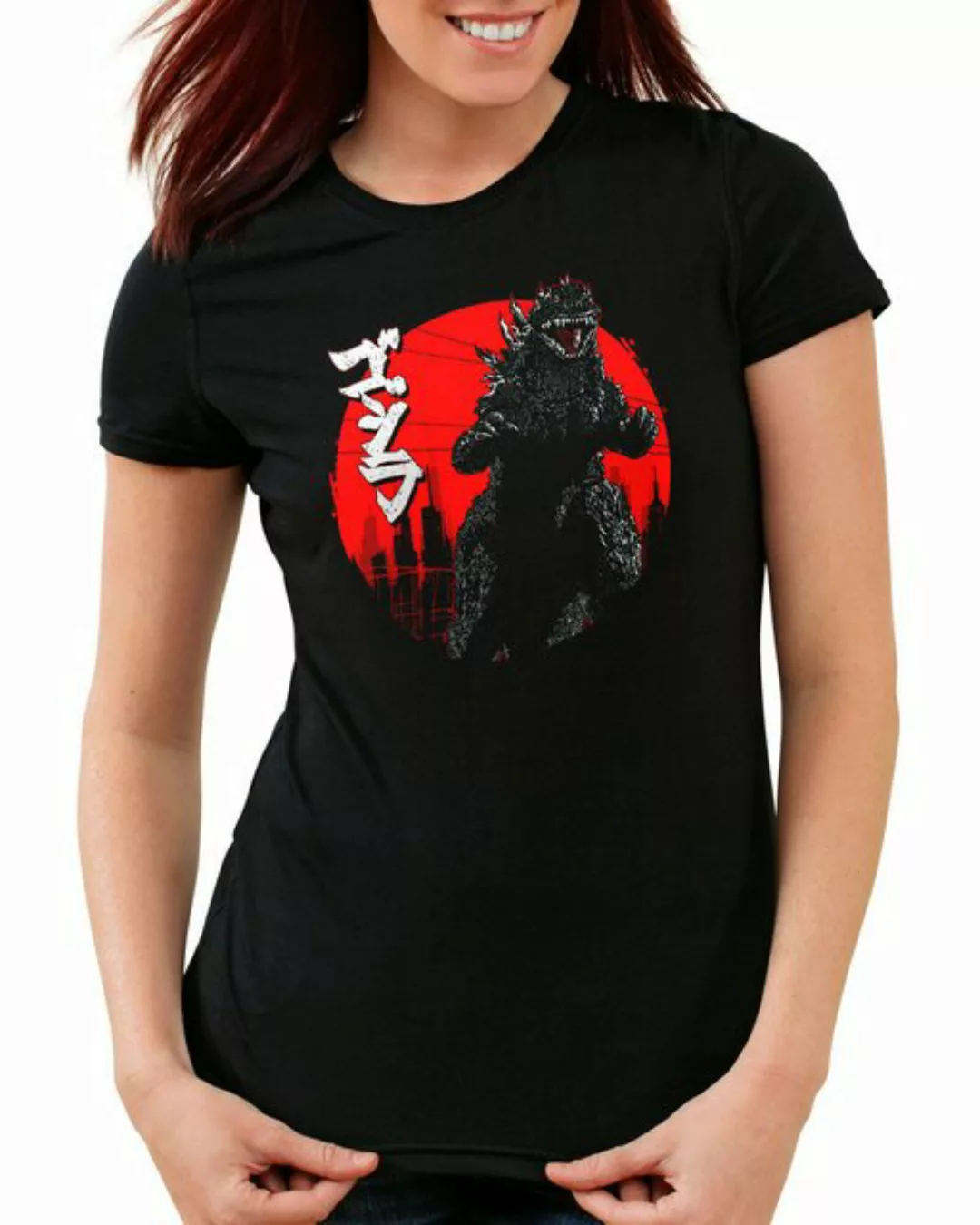 style3 T-Shirt Kanji Kaiju godzilla gojira japan monster nippon tokio tokyo günstig online kaufen