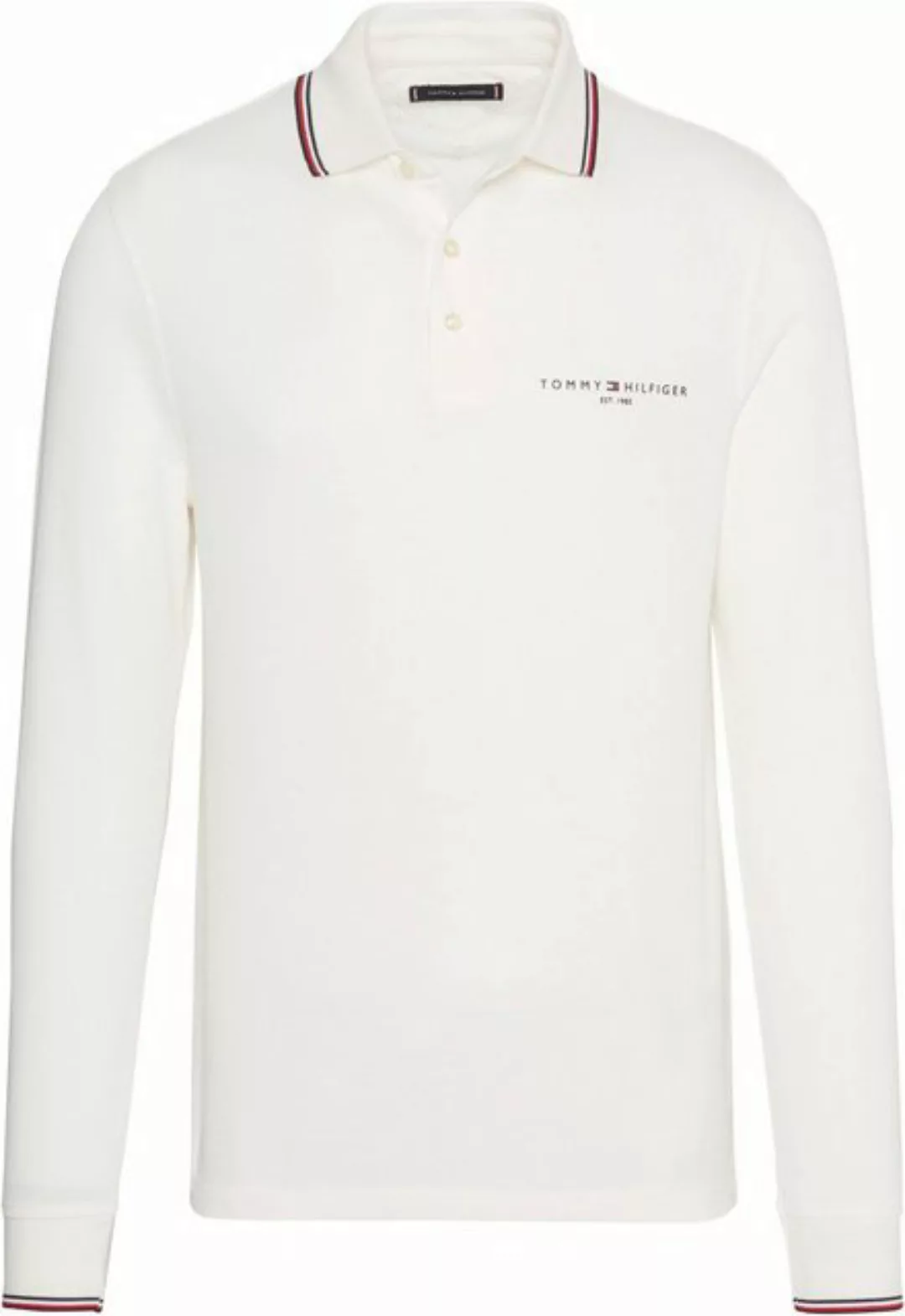 Tommy Hilfiger Langarm-Poloshirt TIPPED PLACE L/S SLIM POLO günstig online kaufen