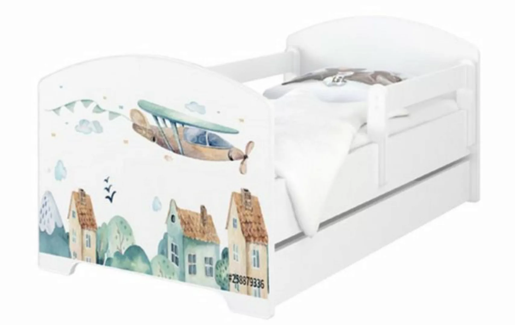 iGLOBAL Kinderbett Komplettbett 140x70 cm, Schaumstoffmatratze, Schublade, günstig online kaufen
