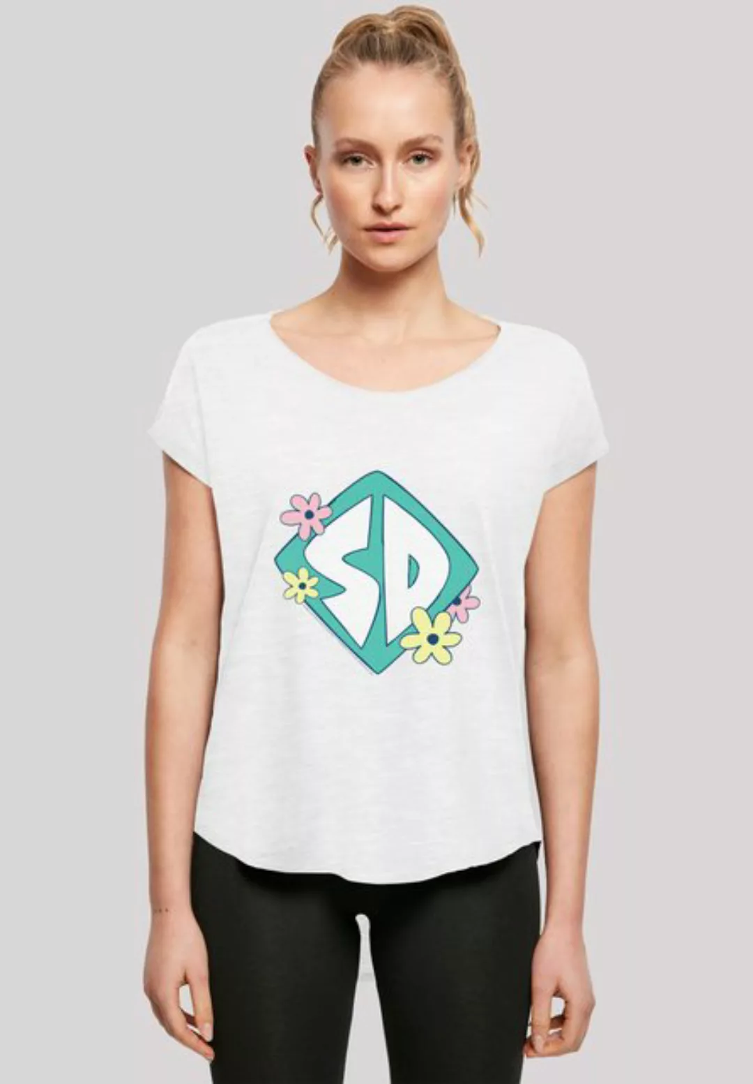 F4NT4STIC T-Shirt Long Cut T-Shirt 'Scooby Doo Dog Tag' Damen,Premium Merch günstig online kaufen