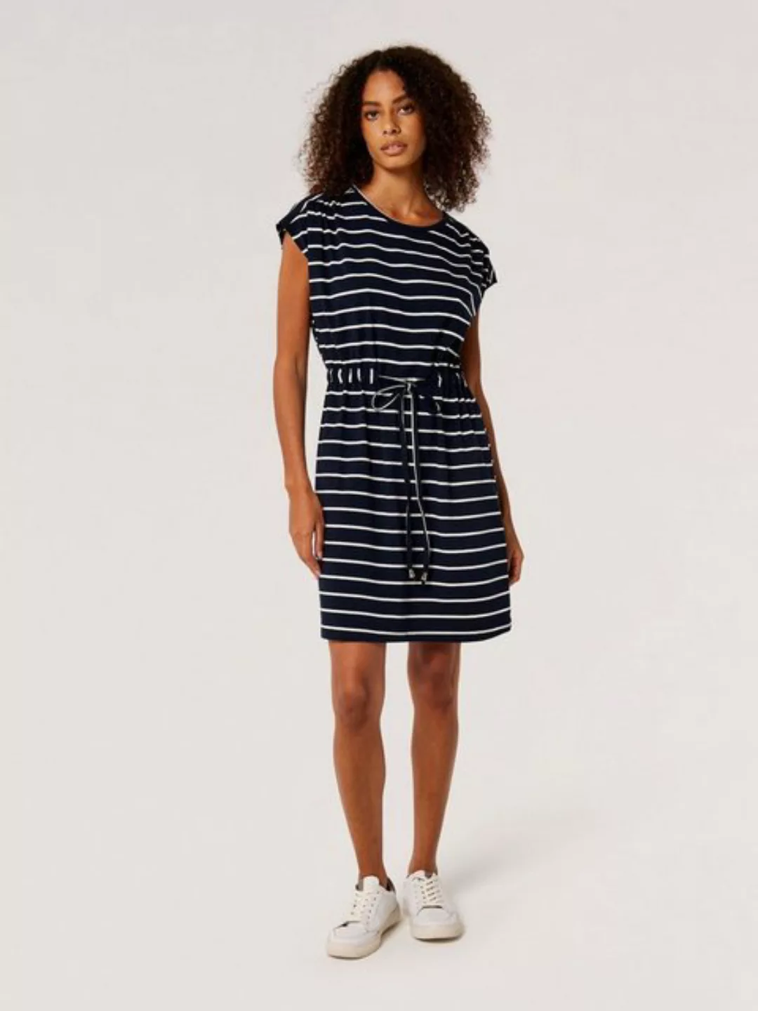 Apricot Minikleid Nautical Stripe Tie Thru Dress, (2-tlg) mit Tunnelzug günstig online kaufen