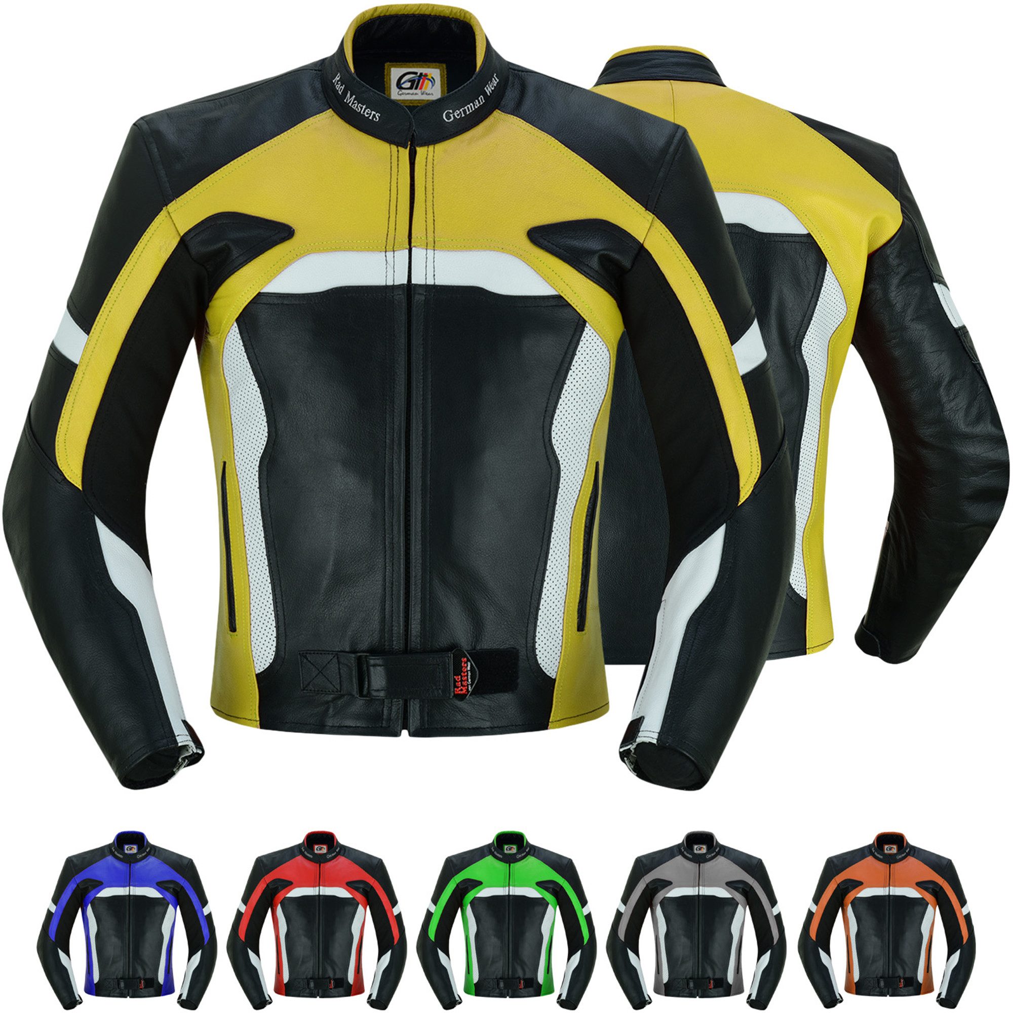 German Wear Motorradjacke GW409J Motorradjacke Büffelleder günstig online kaufen
