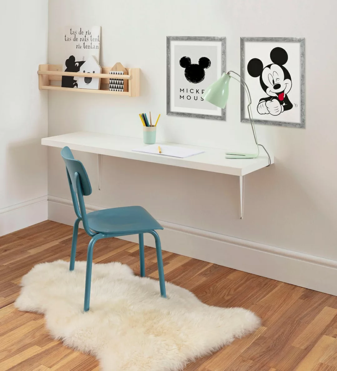 Komar Bild mit Rahmen "Mickey Mouse", (2 St.), maschinell günstig online kaufen