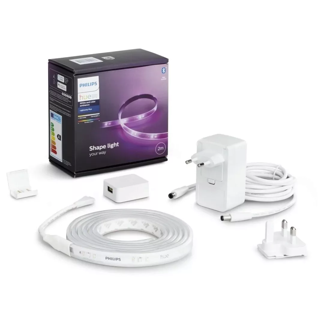 Philips Hue Bluetooth Lightstrip Plus 2m Basis White & Color Ambiance inkl. günstig online kaufen